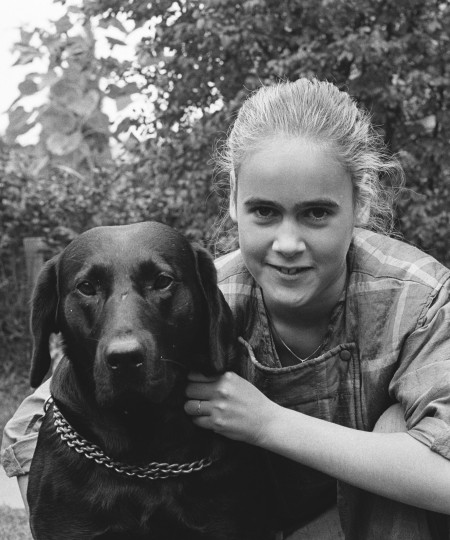 Meisje met hond