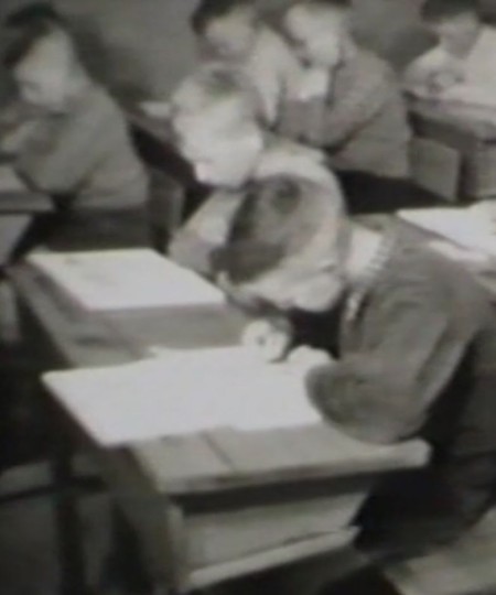 Filmstill uit Dorpsfilm Heesch, 1956 (collectie BHIC nr.  HEE-06)