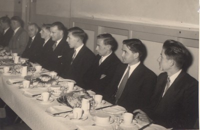 Zilveren ambtsjubileum burgemeester Schafrat, Boekel 1954