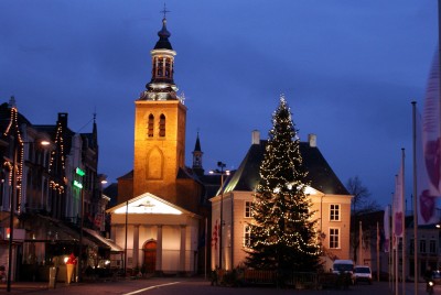 De Markt in kerstsfeer, Roosendaal 2011 (foto: E.A. de Rooij, collectie West-Brabants Archief nr. 2011-01061) 