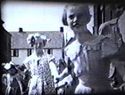 Filmstill uit Dorpsfilm Heusden, 1953 (collectie Streekarchief Langstraat Heusden Altena nr. 385)