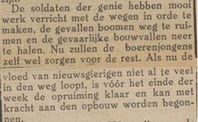 uit: de Graafsche Courant, 19 augustus 1925