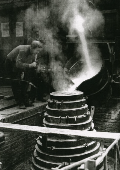 Klokgieten bij Eijsbouts in de jaren '70