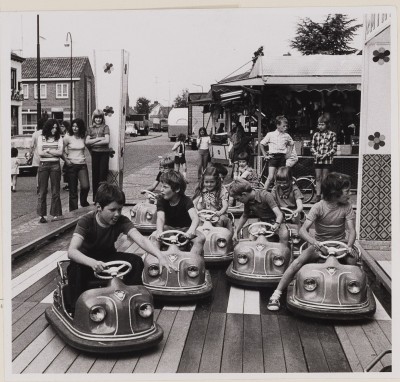 Botsauto's met kinderen er in