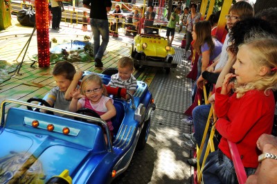 buggy ride op de kermis