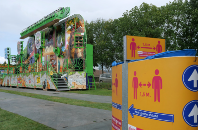 Kermis in coronatijd, augustus 2021