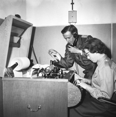 Oefening van de Bescherming Bevolking (BB), Vught 1960 (foto: Fotopersbureau Het Zuiden, collectie BHIC nr. 1634-010747)