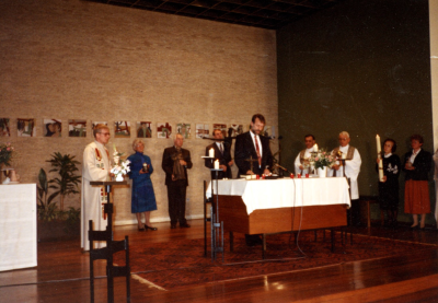 Laatste heilige mis in kapel, 1990